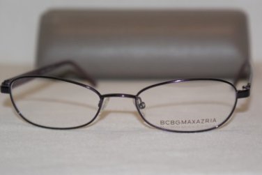 Brand New BCBGMaxazria Eyeglass Mod. Gabriella Col. Plum 50-18-130 & Case