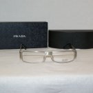 Brand New Prada 64I Silver 52-14 Eyeglasses: Mod. VPR 64I & Case