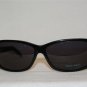 Brand New Nine West Leather Black Sunglasses: Mod. Leather/S 58-14 & Case