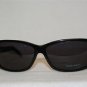Brand New Nine West Leather Black Sunglasses: Mod. Leather/S 58-14 & Case