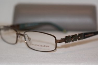 Brand New BCBGMaxazria Eyeglass Mod. Gianna Col. Brown 52-16-130 & Case