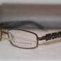 Brand New BCBGMaxazria Eyeglass Mod. Gianna Col. Brown 52-16-130 & Case