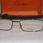 Brand New Cole Haan Eyeglass Mod. 985 Col. Brown 54-18-145 & Case