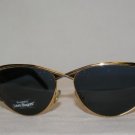Brand New Laura Biagiotti 718 Gold & Black SJ3 Sunglasses: Mod. 718 & Case