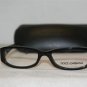New D&G Dolce & Gabbana 1228 Black 50-16 Eyeglasses: Mod. DD 1228 (501) & Case