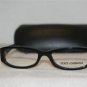 New D&G Dolce & Gabbana 1228 Black 50-16 Eyeglasses: Mod. DD 1228 (501) & Case