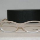 Brand New Prada 05O Light Beige 53-16 Eyeglasses: Mod. VPR 05O (EAD-1O1) & Case