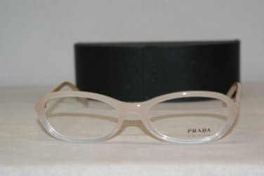 Brand New Prada 05O Light Beige 53-16 Eyeglasses: Mod. VPR 05O (EAD-1O1) & Case