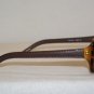 Brand New Nine West Leather Havana Sunglasses: Mod. Leather/S 58-14 & Case