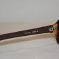 Brand New Nine West Leather Havana Sunglasses: Mod. Leather/S 58-14 & Case
