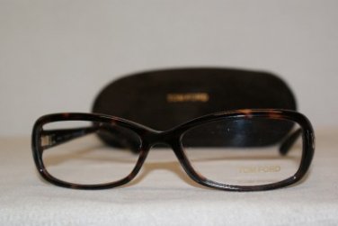 Brand New Tom Ford 5213 Tortoise 052 Eyeglasses: Mod. TF 5213 56-16 & Case