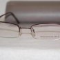Brand New BCBGMaxazria Eyeglass Mod. Remy Col. Bordeaux 52-19-145 & Case