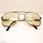 Brand New Luxottica Gold & Black 7097 Sunglasses: Mod. 7097 51-19 & Case