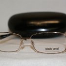 New Roberto Cavalli RC 0557 Gold 028 Eyeglasses: Mod. 557 53-15 & Case