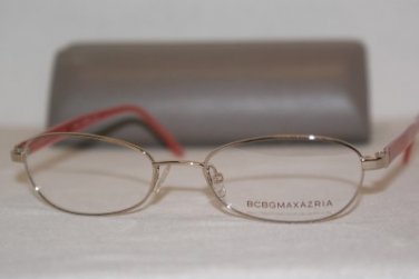 Brand New BCBGMaxazria Eyeglass Mod. Gabriella Col. Gold 52-18-135 & Case