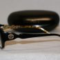 New Roberto Cavalli Maggiociondolo Black 001 Eyeglasses: Mod. 626 56-15 & Case