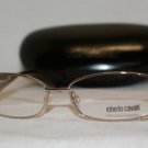 New Roberto Cavalli RC 0480 Gold 28A Eyeglasses: Mod. 480 53-15 & Case
