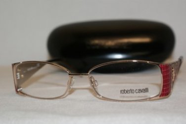 New Roberto Cavalli RC 0480 Gold 28A Eyeglasses: Mod. 480 53-15 & Case