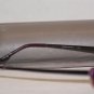 Brand New BCBGMaxazria Eyeglass Mod. Renata Col. Plum 50-17-140 & Case