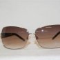 New Kenneth Cole KC 4108 Shiny Gold 222 Sunglasses: Mod. KC4108 65-13 & Case