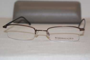Brand New BCBGMaxazria Eyeglass Mod. Remy Col. Brown 50-19-140 & Case