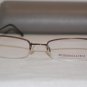Brand New BCBGMaxazria Eyeglass Mod. Remy Col. Brown 50-19-140 & Case