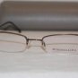 Brand New BCBGMaxazria Eyeglass Mod. Remy Col. Brown 50-19-140 & Case