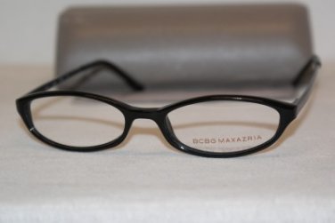 Brand New BCBGMaxazria Eyeglass Mod. Renata Col. Black 50-17-140 & Case