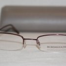 Brand New BCBGMaxazria Eyeglass Mod. Remy Col. Bordeaux 50-19-140 & Case