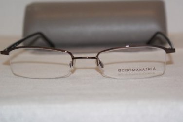 Brand New BCBGMaxazria Eyeglass Mod. Remy Col. Brown 52-19-145 & Case