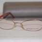 Brand New BCBGMaxazria Eyeglass Mod. Gabriella Col. Gold 50-18-130 & Case