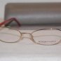 Brand New BCBGMaxazria Eyeglass Mod. Gabriella Col. Gold 50-18-130 & Case