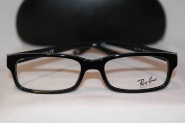Brand New RAY-BAN Eyeglass Mod. RB 5187 Col. 2000 Sz. 50-16-140 & Case