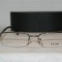 New Prada 57O Shiny Gunmetal 51-18 Eyeglasses: Mod. VPR 57O (5AV-1O1) & Case