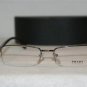 New Prada 57O Shiny Gunmetal 51-18 Eyeglasses: Mod. VPR 57O (5AV-1O1) & Case