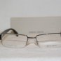 B. New Giorgio Armani 732 Shiny Silver CVL Eyeglasses: Mod. GA 732 53-17 & Case