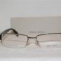 B. New Giorgio Armani 732 Shiny Silver CVL Eyeglasses: Mod. GA 732 53-17 & Case