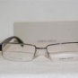 B. New Giorgio Armani 732 Shiny Silver CVL Eyeglasses: Mod. GA 732 53-17 & Case