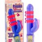 Slimline Wave Jack Rabbit Vibrator Dildo - Purple