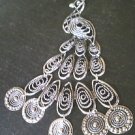 Peacock Focal on 925 Sterling Chain