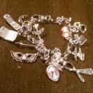 50 Shades of Grey Inspired Charm Bracelet