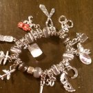 50 Shades of Grey Inspired European Charm Bracelet