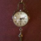 Antiqued Vintage style Spherical Pendant Watch visible gear mechanism Steampunk
