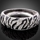 Swarovski Element Crystal Bangle 18k Wgp Beautiful Piece