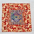 Tibetan Double Dorje Silk Square Table Cloth