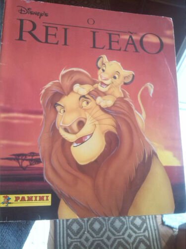 The Lion King Sticker album by Panini Portuguese Language