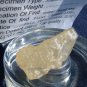 37 carats  Libyan Desert Glass gold Meteorite Impact Tektite Sahara Complete