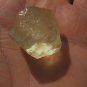 Libyan Desert Glass Meteorite Tektite impact specimen( 84 crt) dimples Real Gem