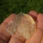 Libyan Desert Glass Meteorite Tektite impact specimen( 49 crt) dimples Real Gem