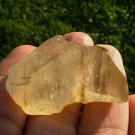 Libyan Desert Glass Meteorite Tektite impact specimen(110 crt)dimples yellow